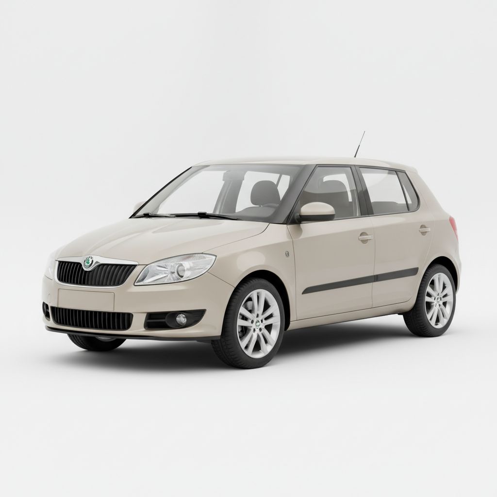 Skoda Fabia Mk2 2007 — widok boczny