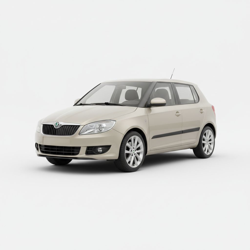 Skoda Fabia Mk2 2007 — widok boczny