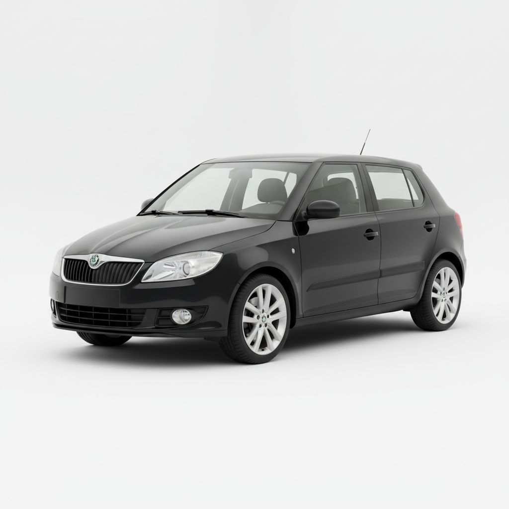 Skoda Fabia Mk2 2007 — widok boczny