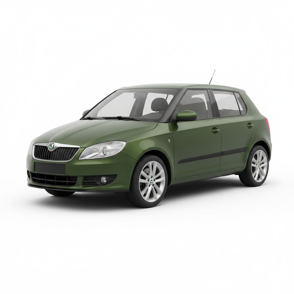 Skoda Fabia Mk2 2007 — widok boczny