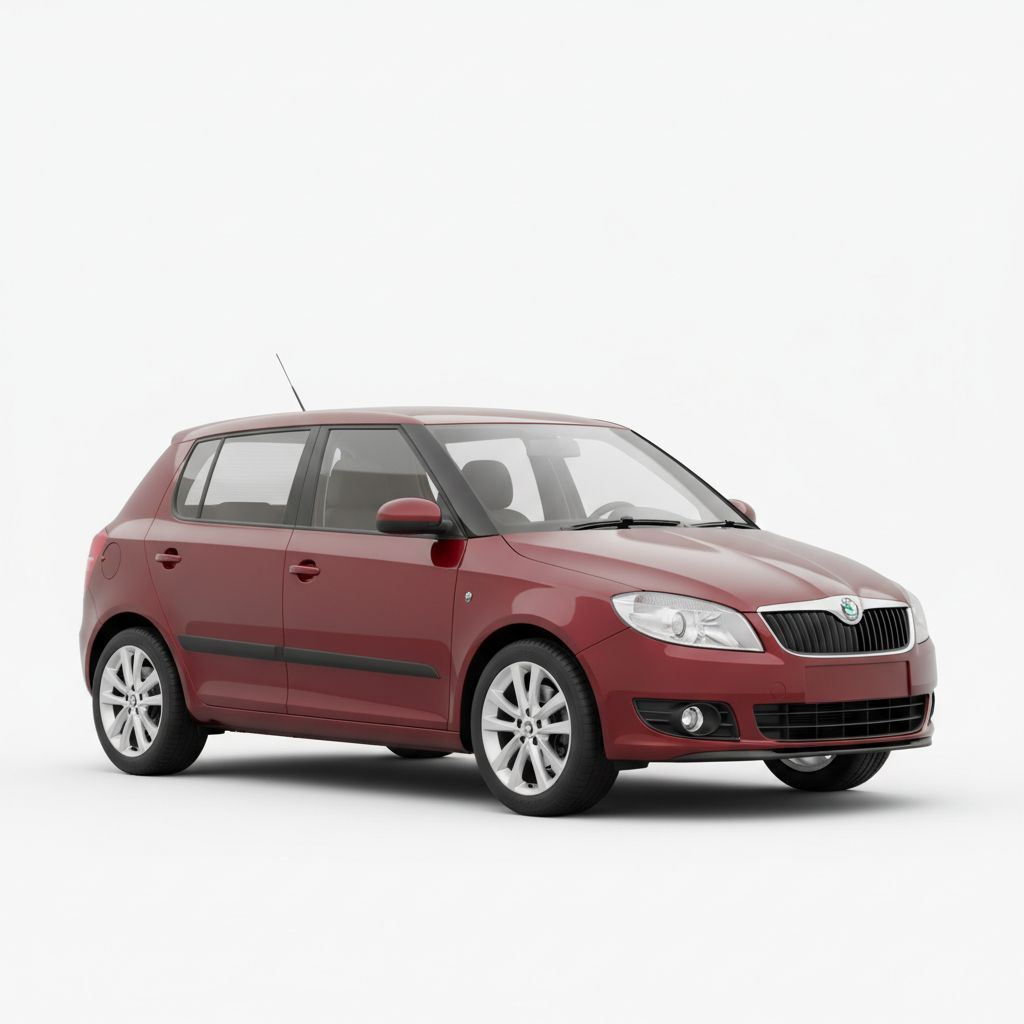 Skoda Fabia Mk2 2007 — widok boczny