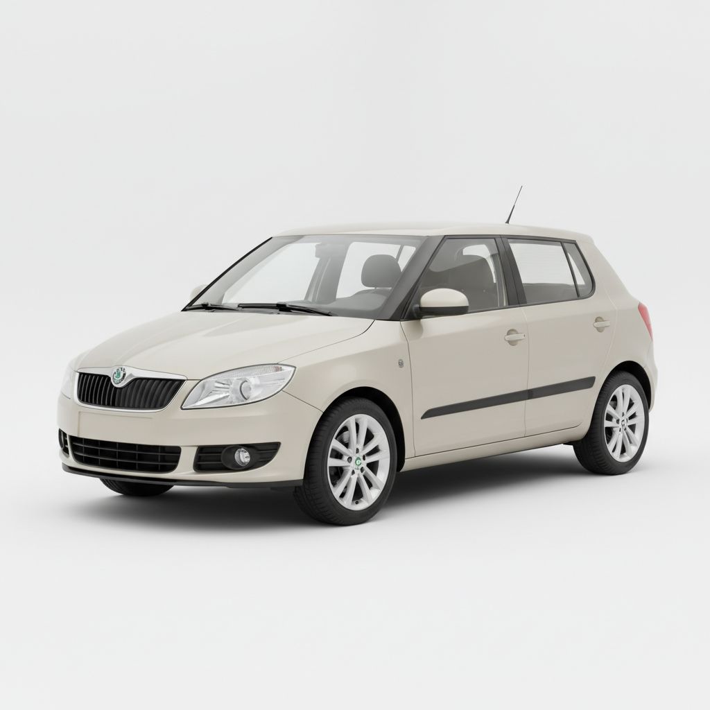 Skoda Fabia Mk2 2007 — widok boczny