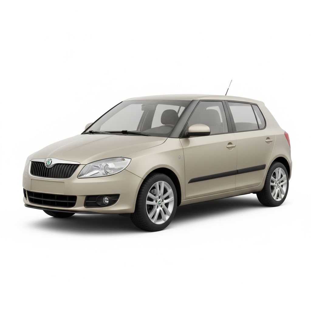 Skoda Fabia Mk2 2007 — widok boczny