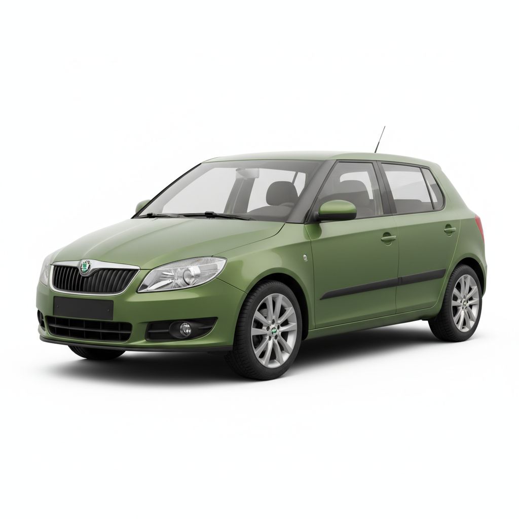 Skoda Fabia Mk2 2007 — widok boczny