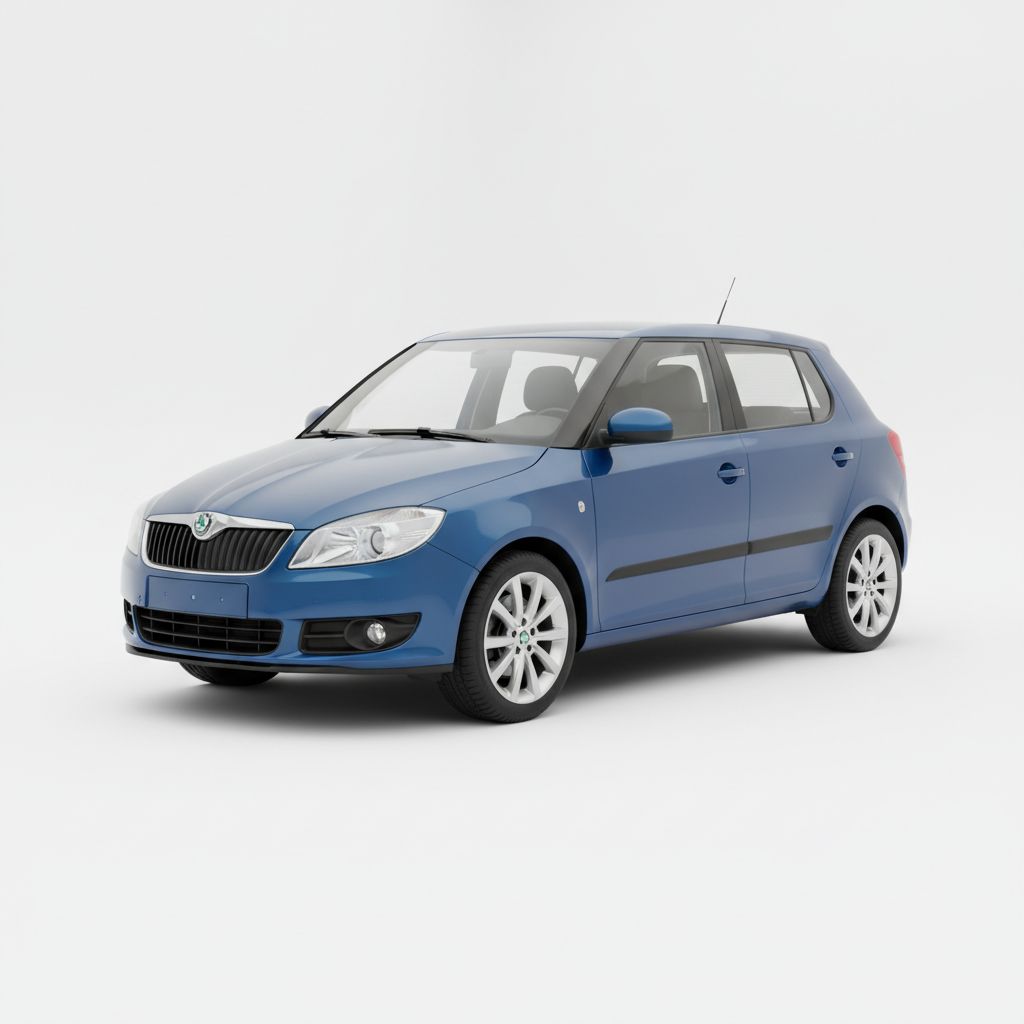 Skoda Fabia Mk2 2007 — widok boczny