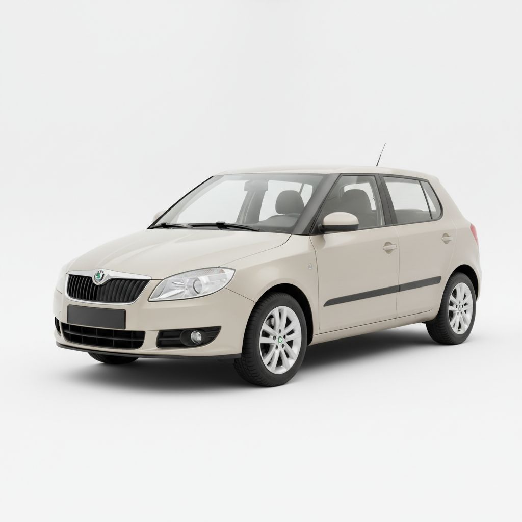Skoda Fabia Mk2 2012 — widok boczny