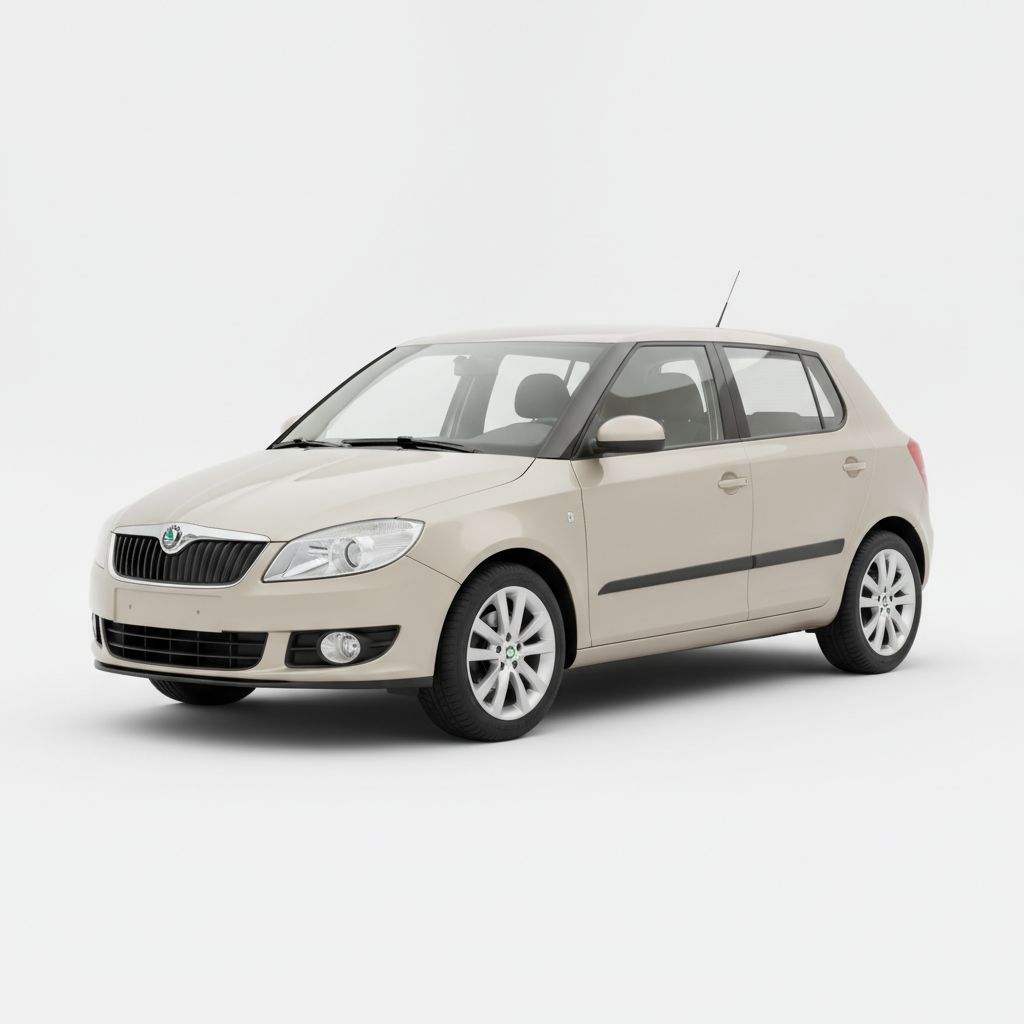 Skoda Fabia Mk2 2010 — widok boczny