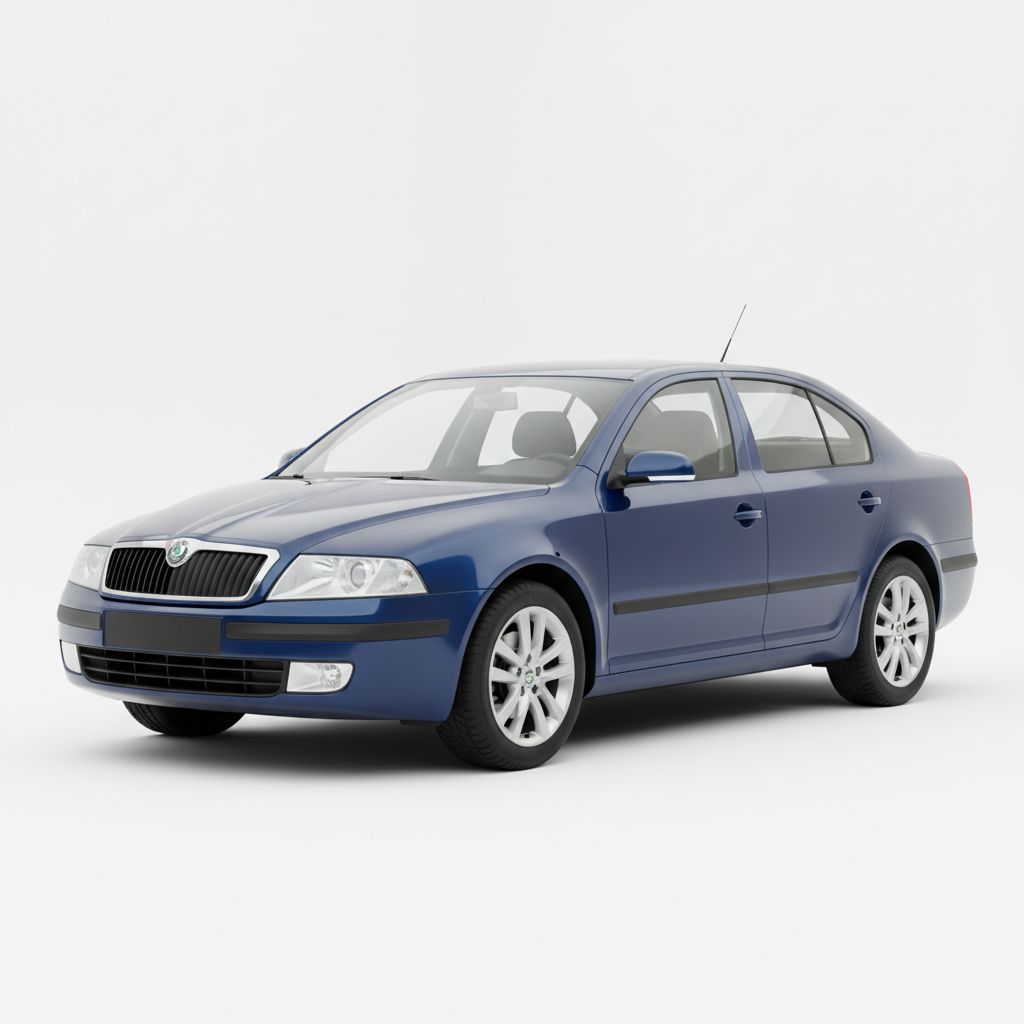Skoda Octavia Mk2 2004 — widok boczny