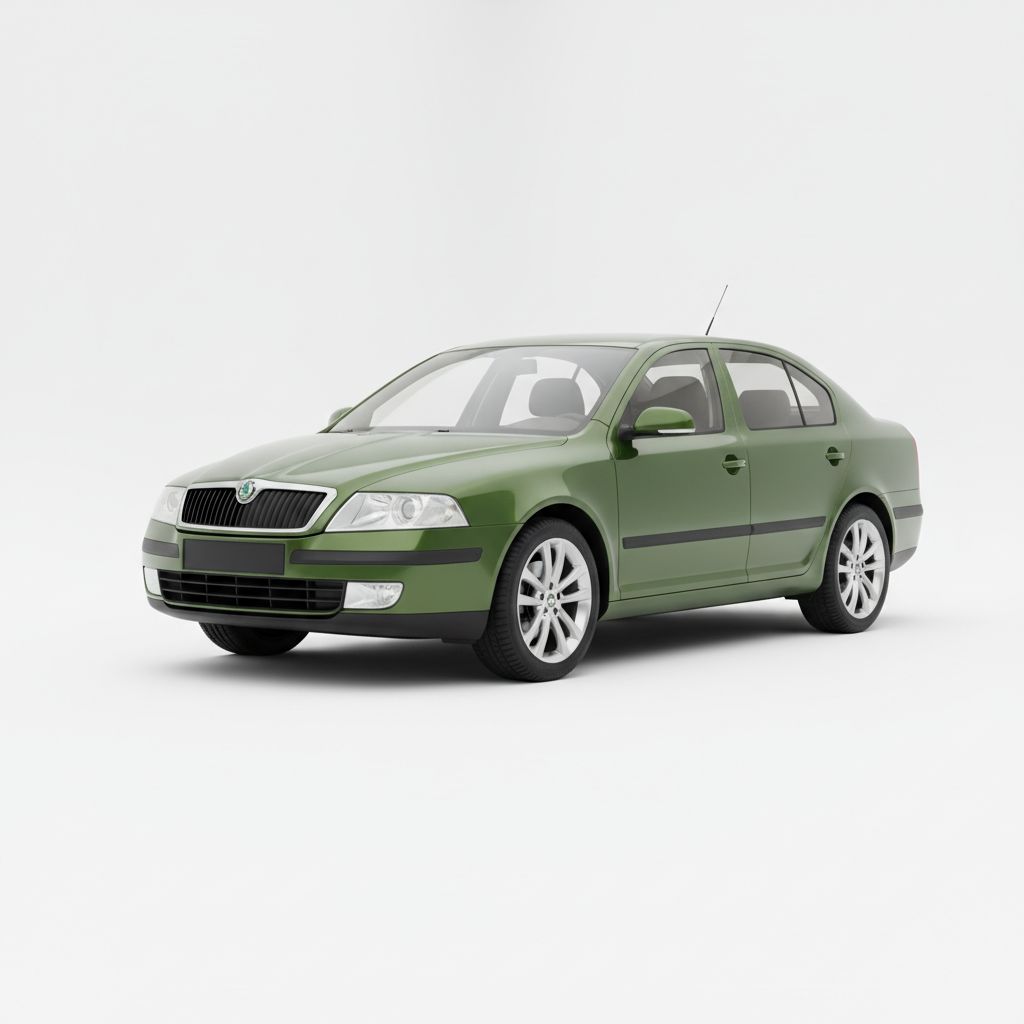 Skoda Octavia Mk2 2011 — widok boczny