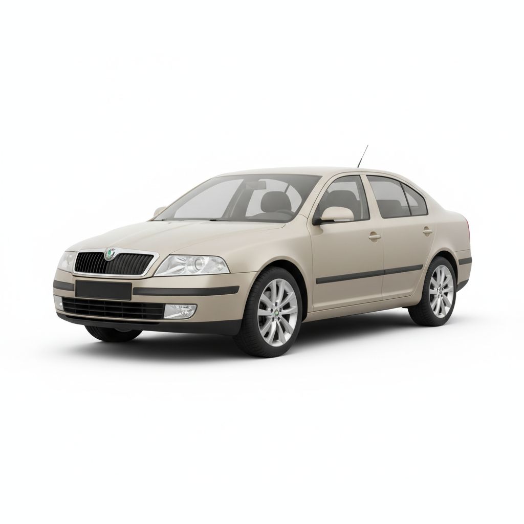 Skoda Octavia Mk2 2008 — widok boczny