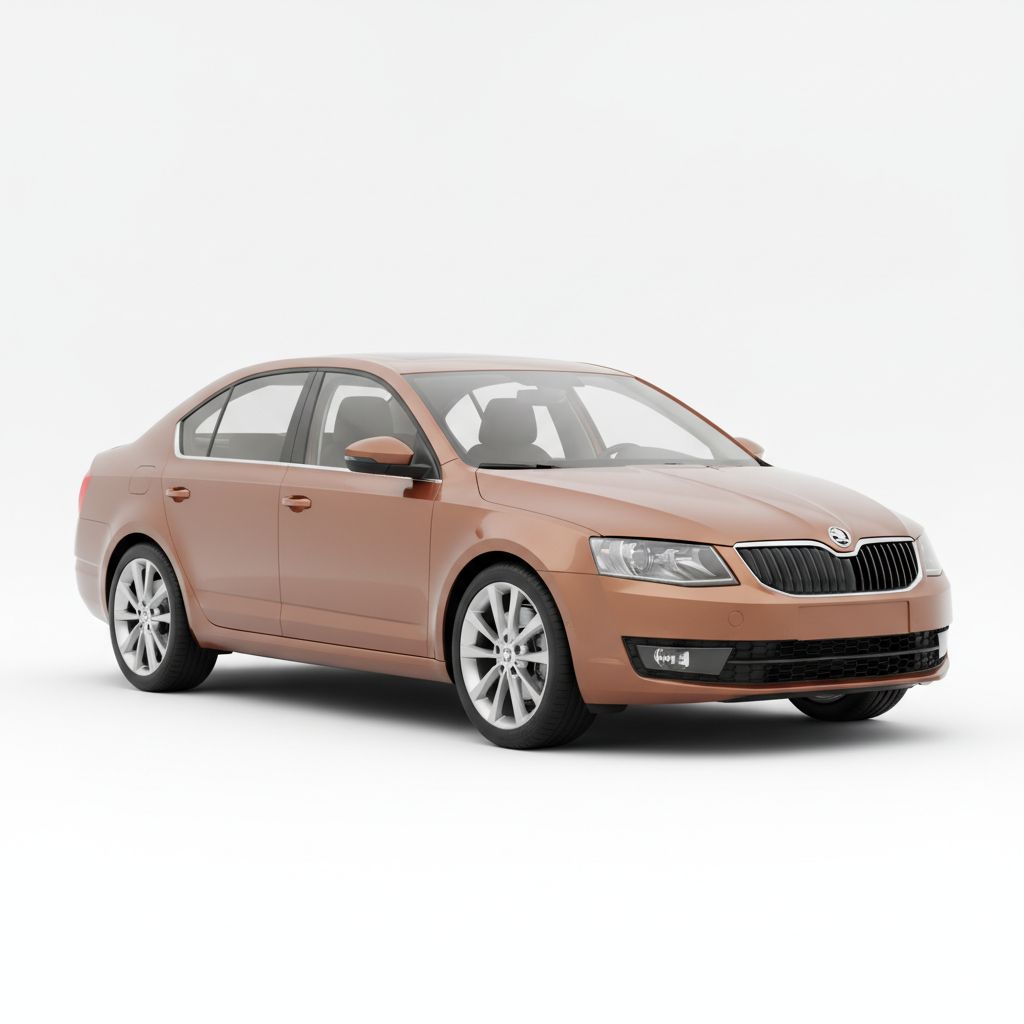 Skoda Octavia Mk3 2013 — widok boczny
