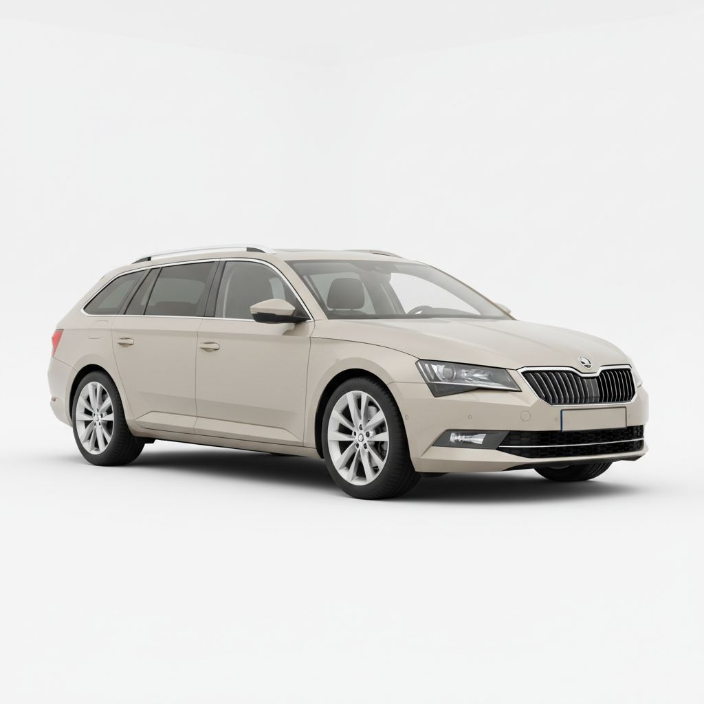 Skoda Superb Combi Mk3 2015 — widok boczny