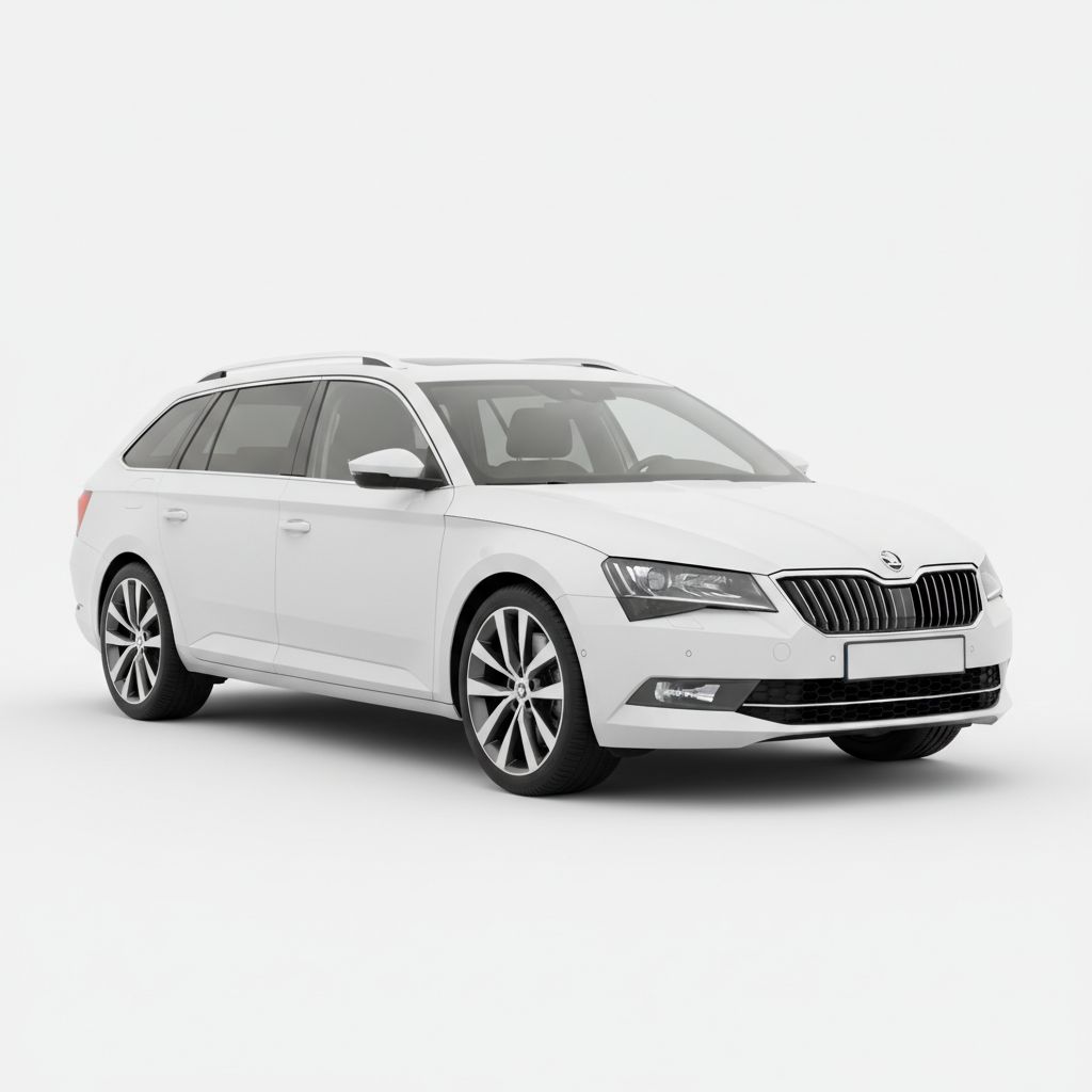 Skoda Superb Combi Mk3 2015 — widok boczny