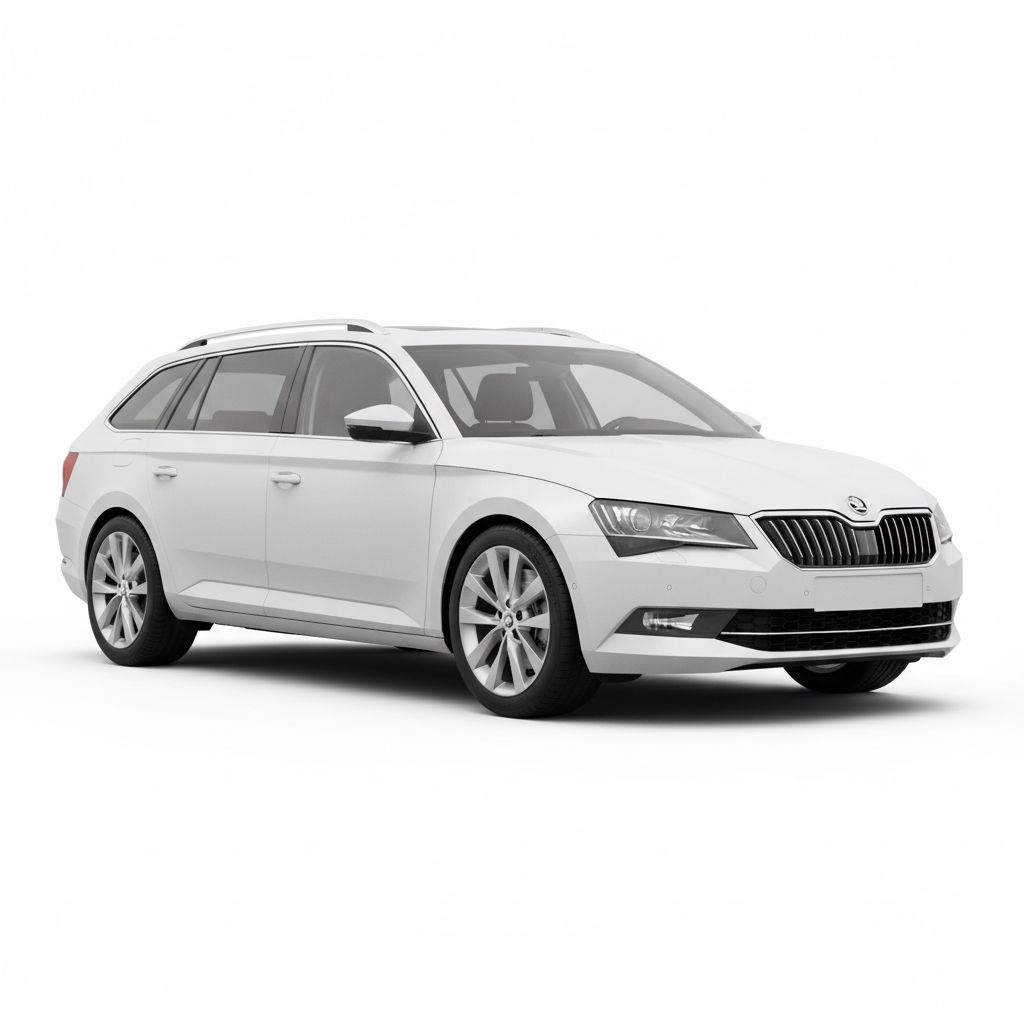 Skoda Superb Combi Mk3 2015 — widok boczny