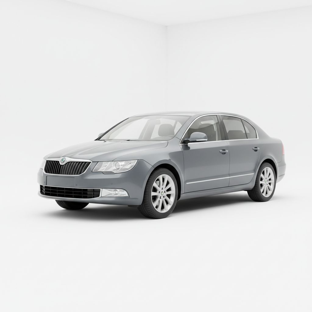 Skoda Superb Mk2 2008 — widok boczny