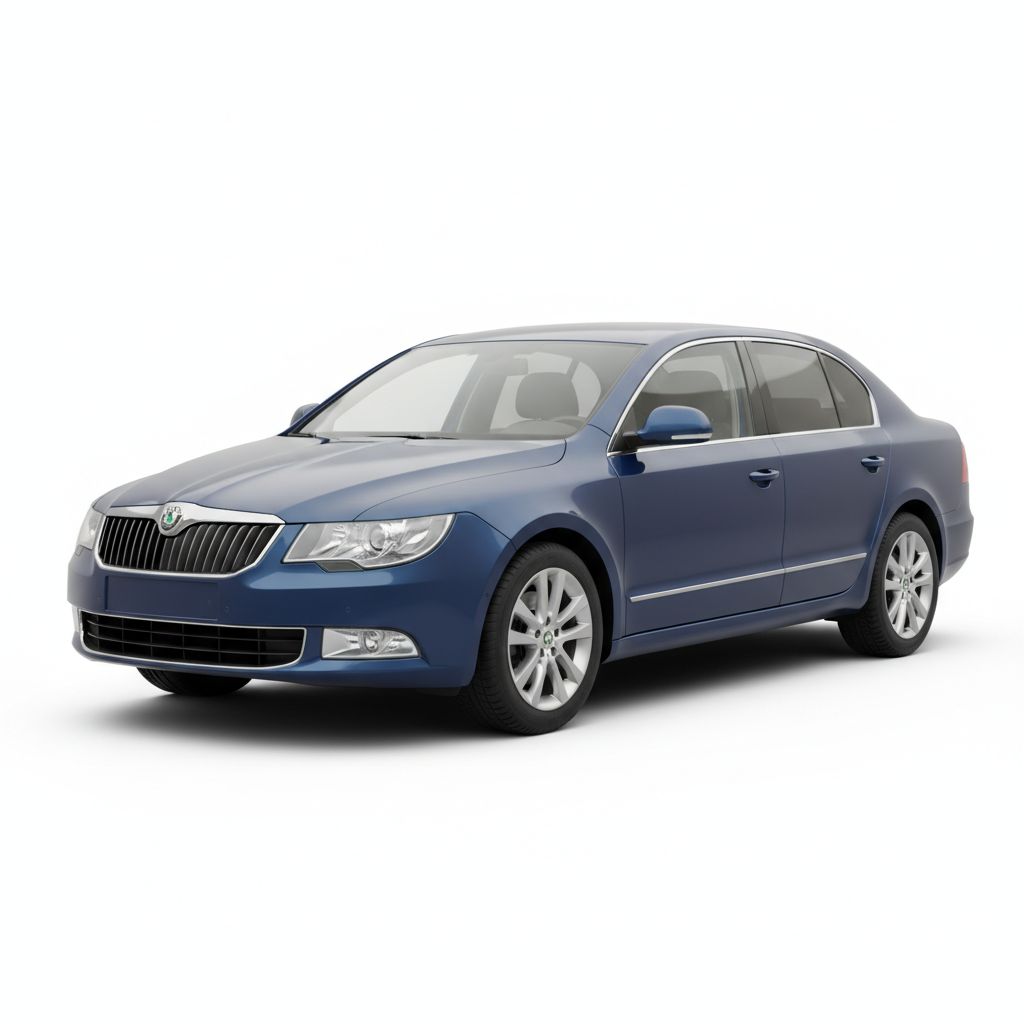 Skoda Superb Mk2 2008 — widok boczny