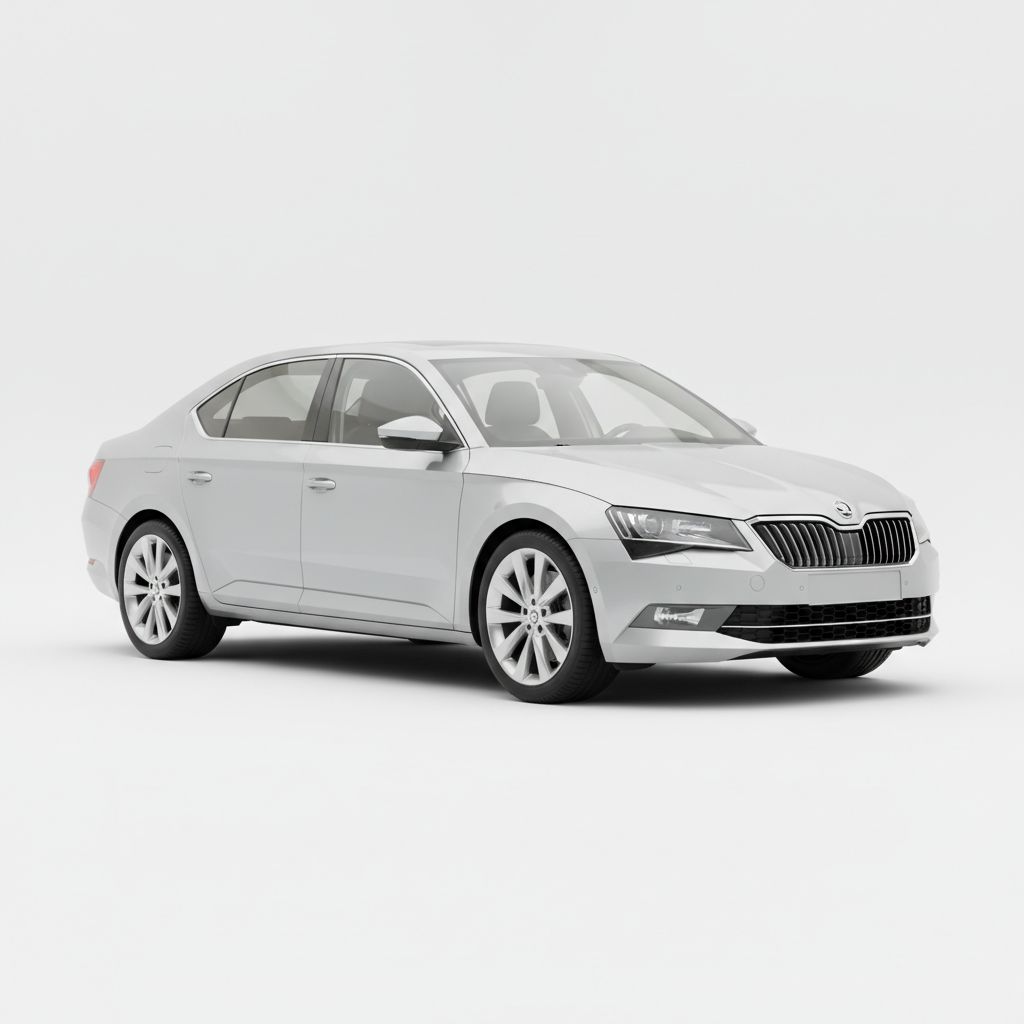 Skoda Superb Mk3 2015 — widok boczny