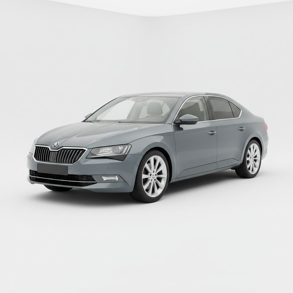 Skoda Superb Mk3 2015 — widok boczny