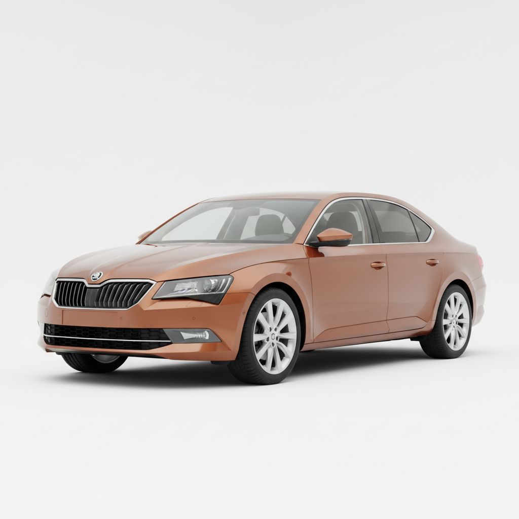 Skoda Superb Mk3 2015 — widok boczny