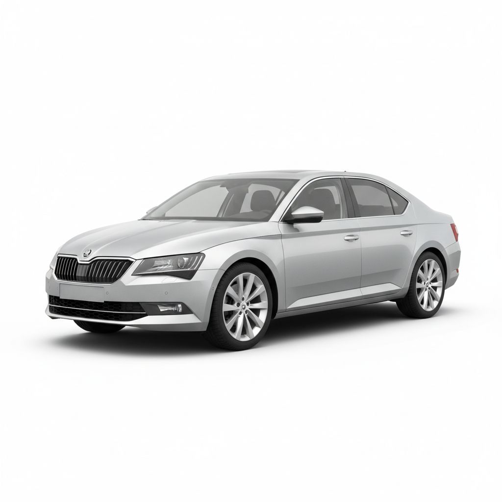 Skoda Superb Mk3 2015 — widok boczny