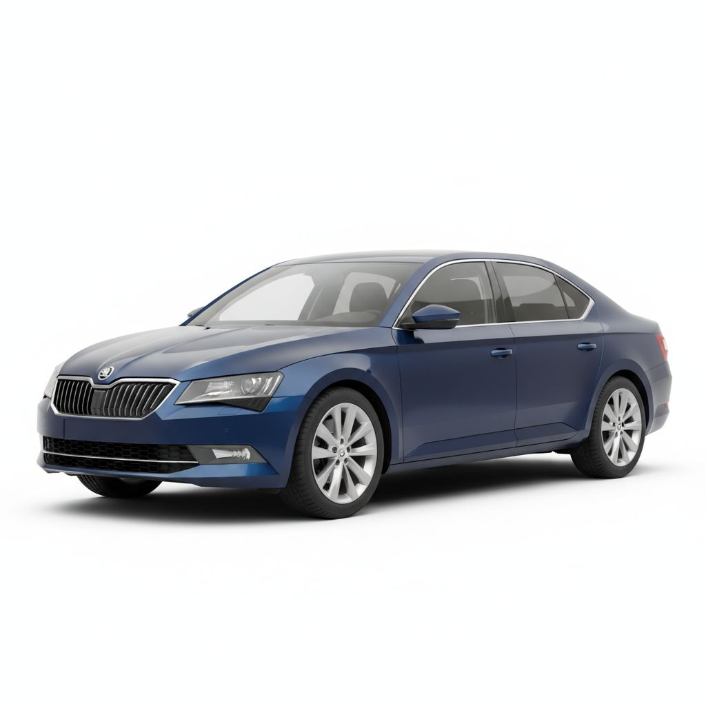 Skoda Superb Mk3 2015 — widok boczny