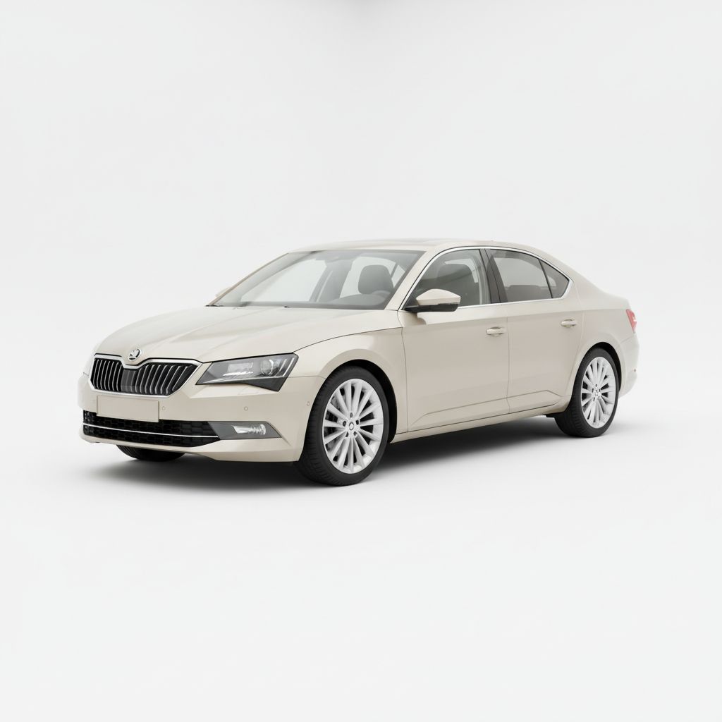 Skoda Superb Mk3 2015 — widok boczny