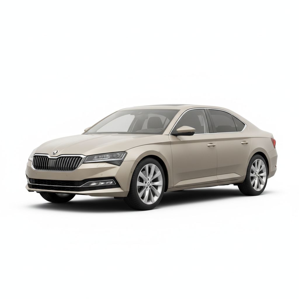 Skoda Superb Mk4 2024 — widok boczny