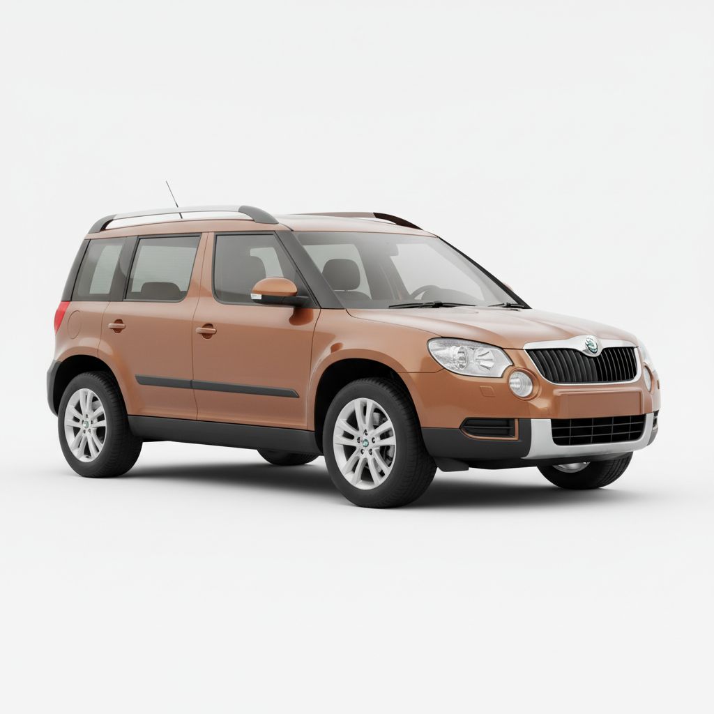 Skoda Yeti 5L 2012 — widok boczny