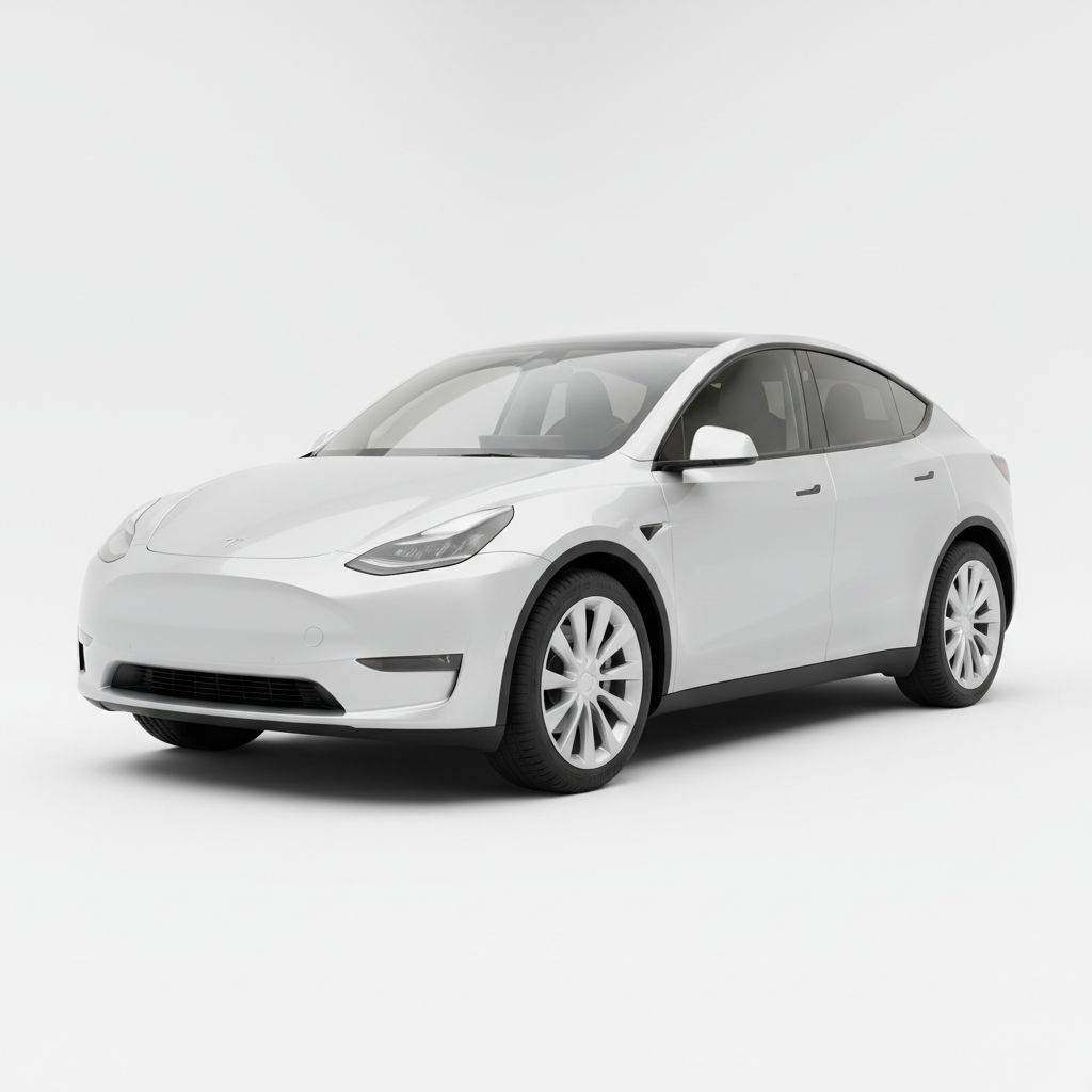 Tesla Model Y Mk1 2021 — widok boczny