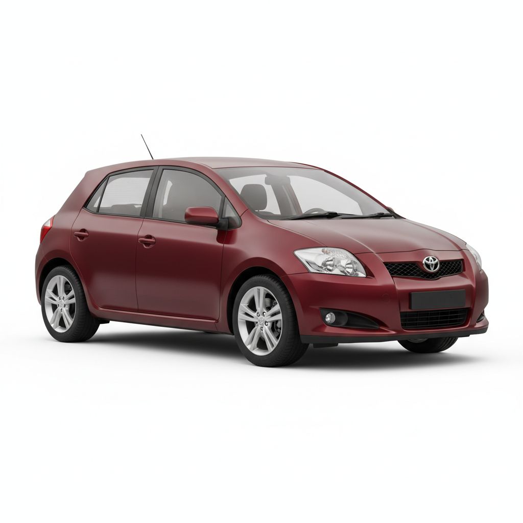 Toyota Auris E150 2007 — widok boczny