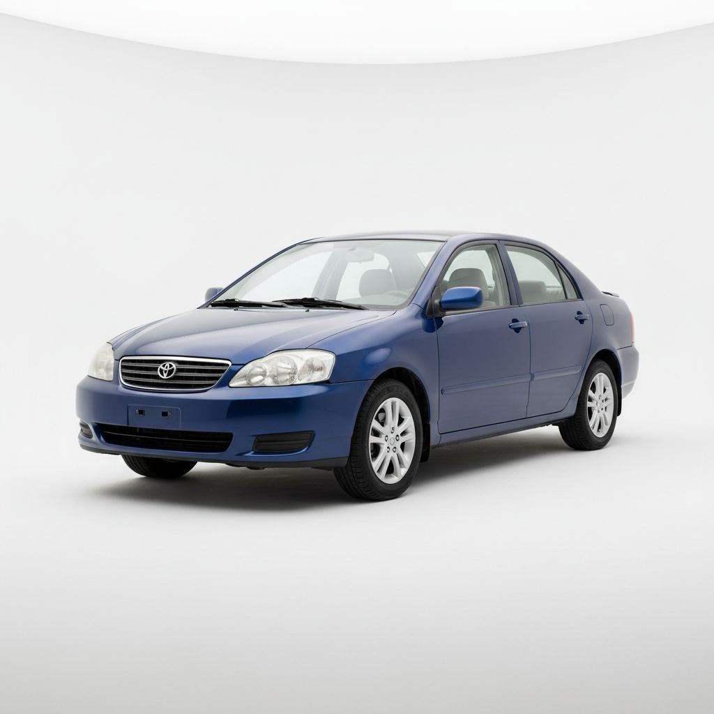 Toyota Corolla E120 2002 — widok boczny