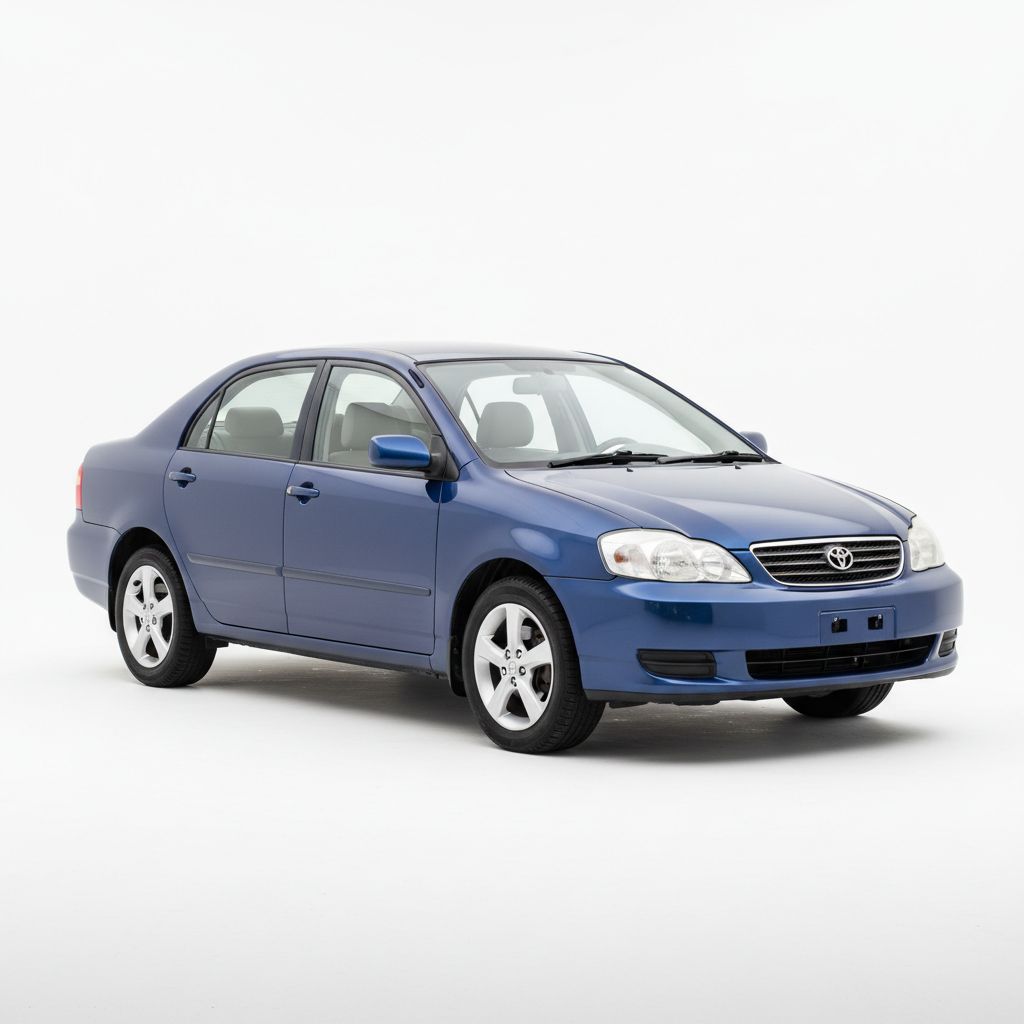 Toyota Corolla E120 2004 — widok boczny
