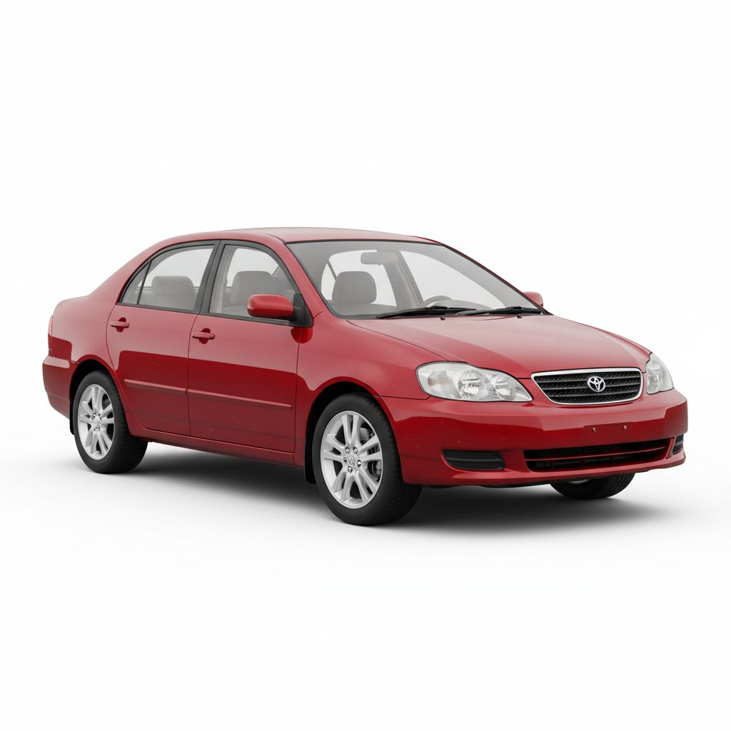 Toyota Corolla E120 2004 — widok boczny