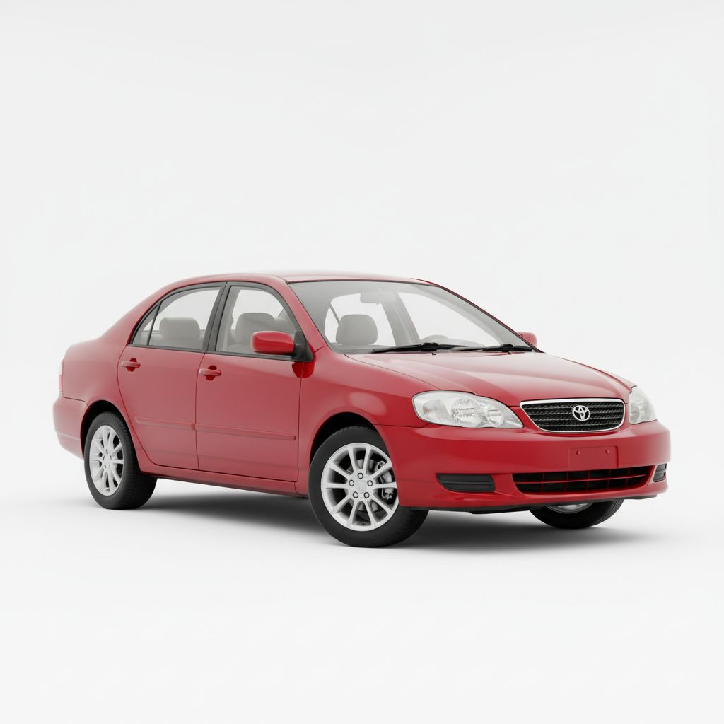 Toyota Corolla E120 2005 — widok boczny