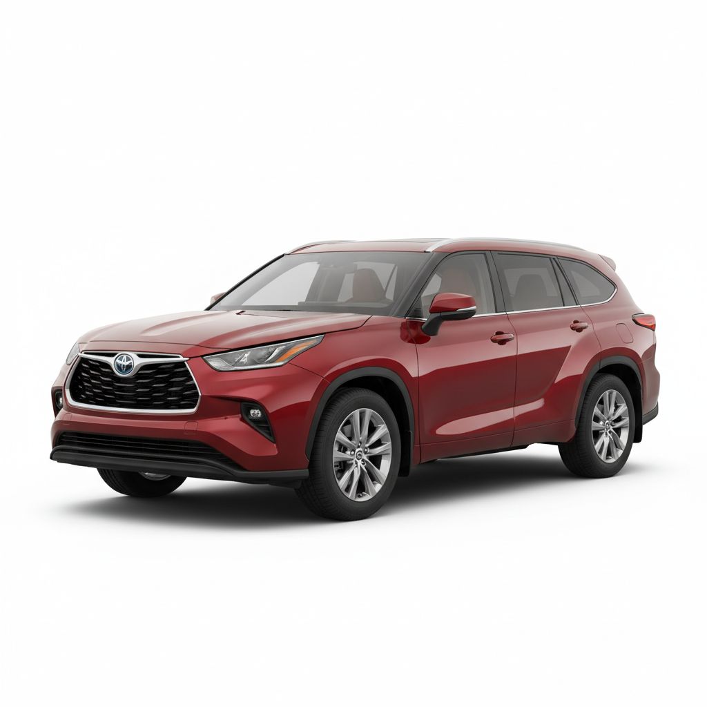 Toyota Highlander XU70 2020 — widok boczny