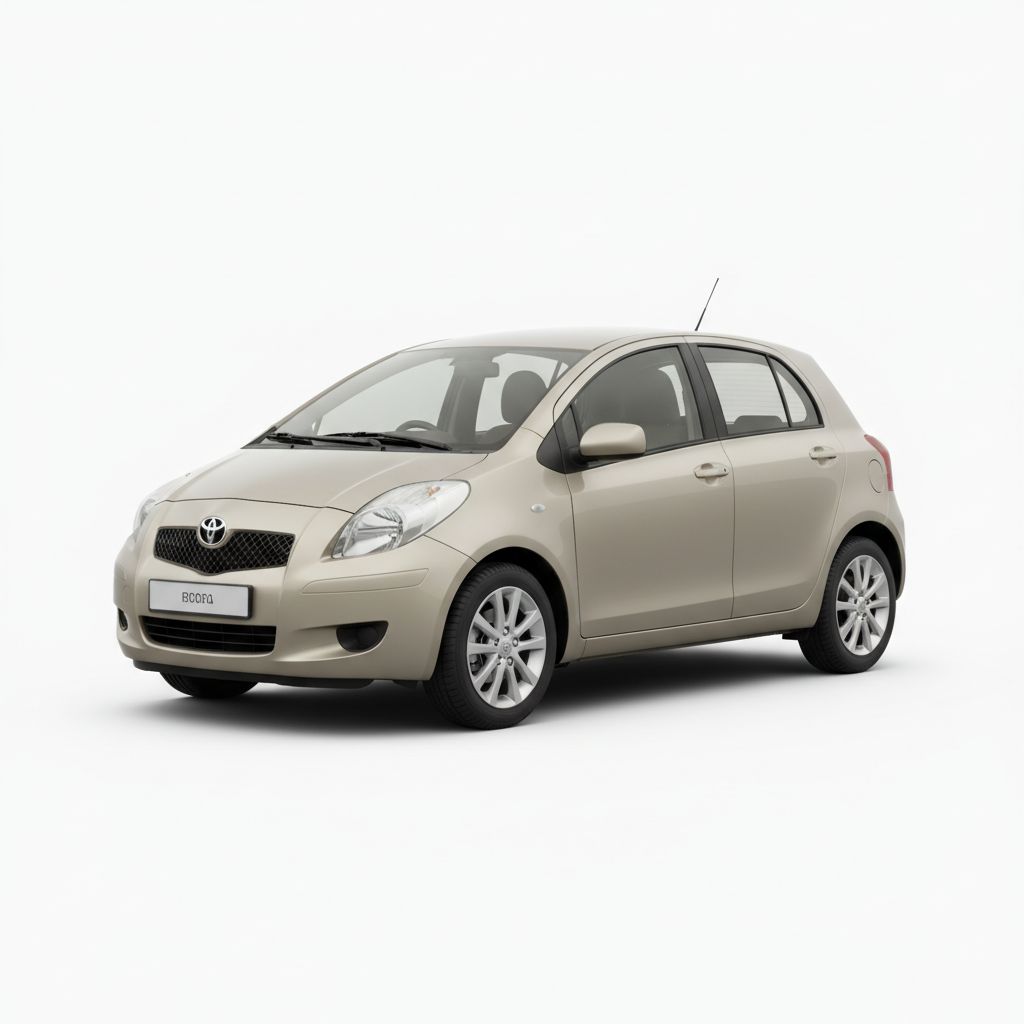 Toyota Yaris XP90 2005 — widok boczny