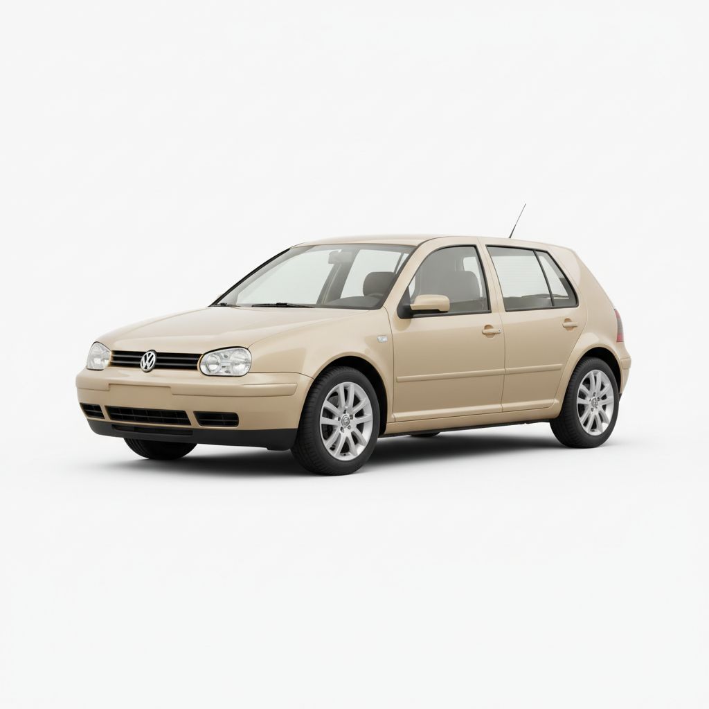 Volkswagen Golf Mk4 2000 — widok boczny