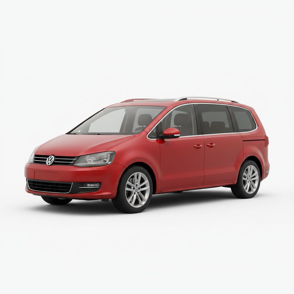 Volkswagen Sharan 7N 2014 — widok boczny