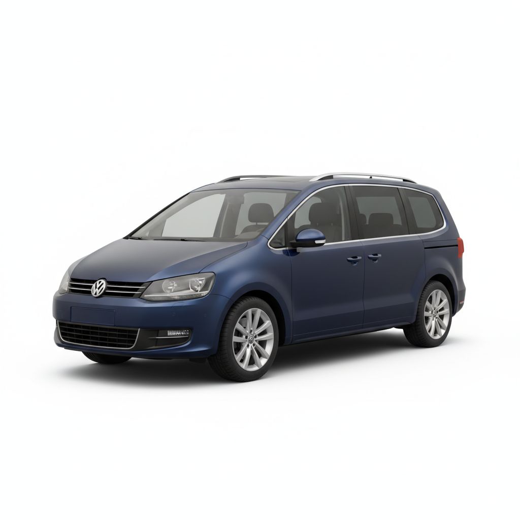 Volkswagen Sharan 7N 2014 — widok boczny